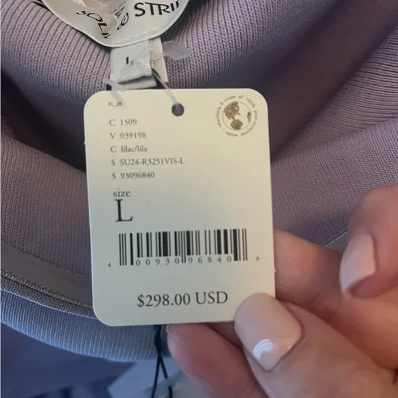 NWT Solid & Striped Lilac Sasha strapless dress! Size Large - Picture 10 of 15